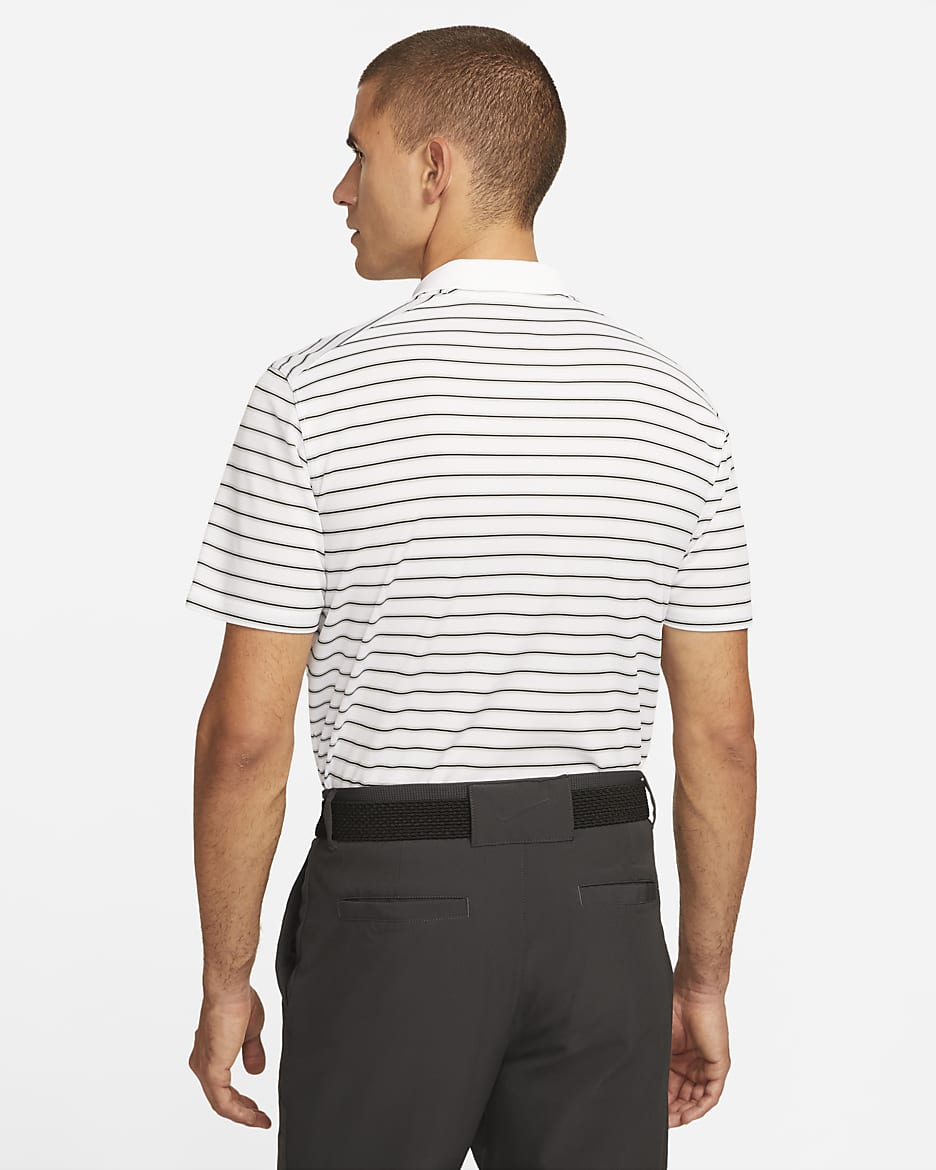 Nike stripe polo shirt mens hotsell